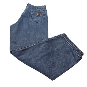 Carhartt B172 DST Mens Relaxed Fit Straight Leg Jeans Dark Stone Wash 36x30